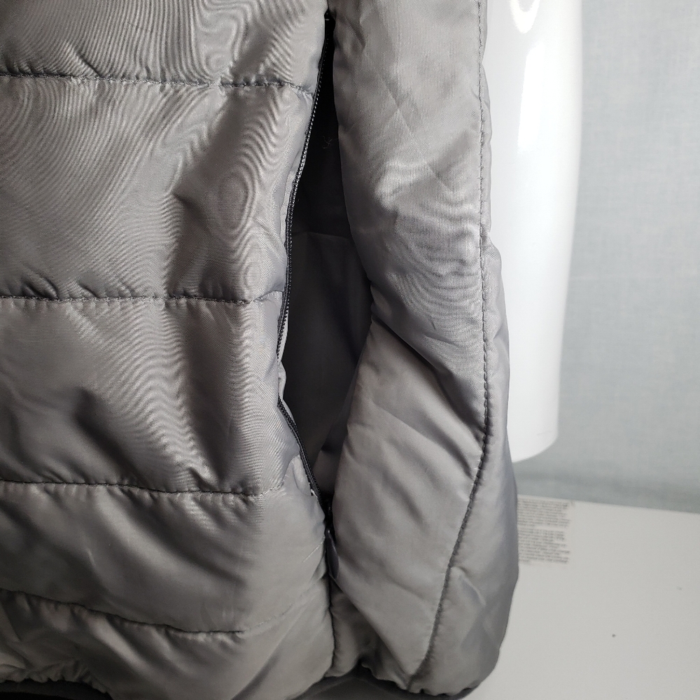 John Bartlett Consensus Full Zip Puffer Vest Gray… - image 5